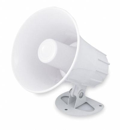 SPECO TECHNOLOGIES PA Weatherproof Speaker: Powered, 1-Way, 8 ohm Impedance, 5 in Overall Wd - Ceiling-Mount Speakers