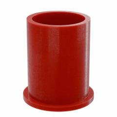 BUNTING BEARINGS Flanged Sleeve Bearing: PTFE, 1 1/4 in Bore, 1 1/2 in OD, 2 in Overall Lg, Red (MPN BJ4F202416). Key specifications — Brand: BUNTING BEARINGS; Color: Red.