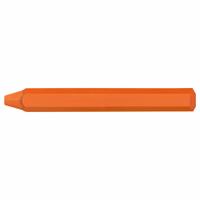 MARKAL Marking Crayon: Wax, 1/2 in Tip Wd, Medium, Orange, 70°F to 100°F, Orange (MPN 82331G). Key specifications — attr1270180: Hex; attr1270154: Hexagonal Cylinder; attr1270186: MARKAL.