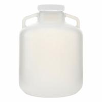 APPROVED VENDOR Plastic Carboys, Jerricans, & Jugs - Rectangular Plastic Carboys & Jerricans (MPN 155-B187-FLS). Key specifications — Body Color: Colorless; Mouth Size: Wide; Screw Closure Size: 85 mm; Brand: APPROVED VENDOR; Closure Type: Screw On Cap; Includes Closure: Yes.