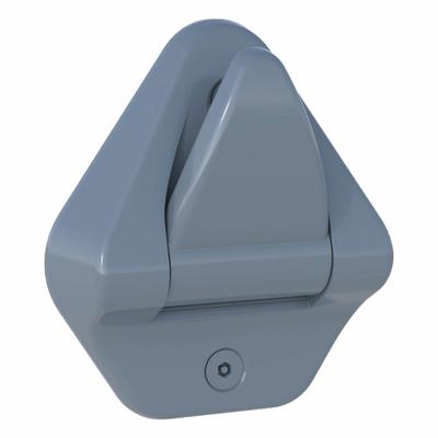 BESTCARE Towel Hook: 1 Hooks, Plastic, 11 lb Release Point, 10 lb Wt Capacity, Set Screw Mounting - Institutional Bathroom Hooks