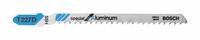BOSCH Jigsaw Blade: 8, 4 in Blade Lg, Bi-Metal, High Speed Steel, T Shank, 1 Pieces, 5 PK (MPN T227D). Key specifications — attr1097716: Thin Metal; attr1097715: Bi-Metal; attr1097719: 8; attr1097721: High Speed Steel; attr1097728: BOSCH.