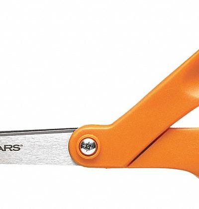 FISKARS Scissors: Right-Hand - Offset Plastic-Handle Scissors