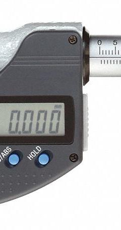 MITUTOYO IP65 Digital Outside Micrometer: 0 mm to 25.4 mm, Inch/Metric, +/- 0.00002 in Accuracy (MPN 293-230-32). Key specifications — attr1182744: 0.000005 in/0.0001 mm; attr1182751: Certificate of Inspection; attr1182776: Not Rated; attr1182741: MITUTOYO; attr1182743: +/- 0.00002 in; attr1182759: No.