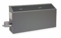MARKEL Hazardous-Location Electric Heater: 7.6 kW Watt Output, Gray, 240V AC, 1-phase (MPN FEP-7624-1RA). Key specifications — Voltage, Phase: 240V AC, 1-phase; Cabinet Dimensions - W x H x D: 58 in x 18 in x 9 in; Overall Dimensions - H x W x D: 18 in x 64 in x 9 in; Brand: MARKEL; Housing Color: Gray.