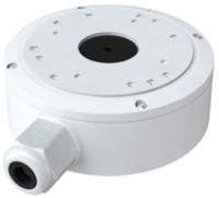 INVID TECH Mount Junction Box: Screws, Ceiling/Wall, Aluminum, Waterproof, IP66, Outdoor, White (MPN IPM-JB4A). Key specifications — Mount Type: Screws; Indoor/Outdoor Usage: Outdoor; Compatible Surveillance Equipment: IP Camera; IP Rating: IP66; Color: White; Includes Mounting Hardware: Yes; Material: Aluminum; Mounting Location: Ceiling.