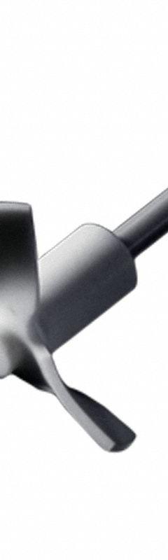 HEIDOLPH Overhead Stirrer Impeller: Overhead Stirrer Impeller, Stainless Steel, 1/4 in Shaft Dia (MPN 036300440). Key specifications — Brand: HEIDOLPH; Blade Material: PTFE; Blade Shape: Pitched; Compatible with Manufacturer Model Number: 036090005; Shaft Material: Stainless Steel.