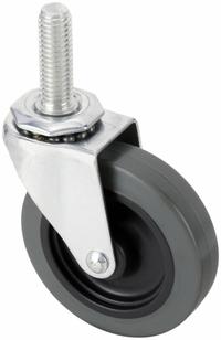 APPROVED VENDOR Stem Caster: Inch, Swivel, 3 in Wheel Dia., 7/8 in Wheel Wd, 3 1/2 in Mounting Ht (MPN P5S-UP030G-ST1). Key specifications — Brand: APPROVED VENDOR; Thread Size: 1/2"-13; Roll Up: Swivel.