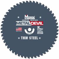 MORSE Circular Saw Blade: 10 in Blade Dia., 52 Teeth, 0.08 in Cut Wd, 5/8 in Arbor Size, Carbide (MPN 102766-WWG). Key specifications — attr1116119: MORSE; attr1145631: Steel.