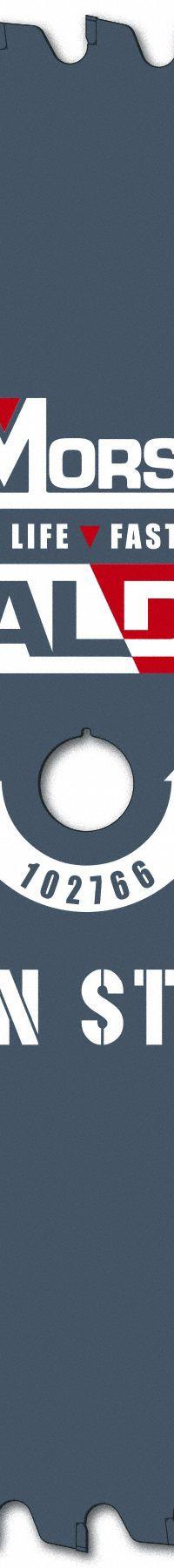 MORSE Circular Saw Blade: 10 in Blade Dia., 52 Teeth, 0.08 in Cut Wd, 5/8 in Arbor Size, Carbide (MPN 102766-WWG). Key specifications — attr1116119: MORSE; attr1145631: Steel.