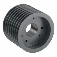 APPROVED VENDOR V-Belt Pulley: C105, 8 Groove, 10.9 in OD, Bushed Bore, F, For C/CX Belt Section (MPN 8C105F). Key specifications — attr1318293: C105; attr1318301: 10.5 in (C); attr1318291: C or CX.