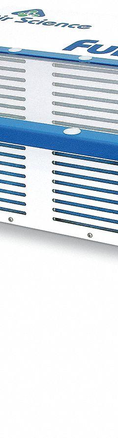 AIR SCIENCE Fume Box Filtering Unit: Fume Box, 21 1/4 in Overall Wd, 12 in Overall Ht, White, Std (MPN AP60-A). Key specifications — Assembly: Partially Assembled; Brand: AIR SCIENCE; Base/Stand Included: No (Not Required); Blower Included: Yes; Work Surface Included: No (Not Required).