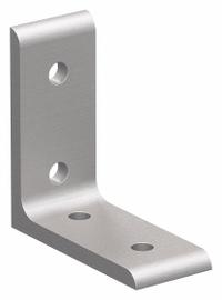 Inside Corner Bracket: Tall Inside-Corner Bracket, 15 Series, 3 in x 1 5/16 in x 3 in, 4 Holes (MPN 4301). Key specifications — Material: Aluminum; Brand: 80/20; Finish: Anodized.