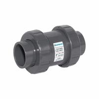 HAYWARD Check Valve: Ball, Inline Valve Body, CPVC, 6 in Pipe Size, Flange x Flange, For Water Media (MPN TC2600F). Key specifications — Ball Material: CPVC; Brand: HAYWARD.