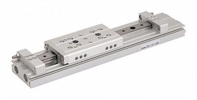 SMC Air Slide Table: 50 mm Stroke Lg, 12 mm Bore Dia, Mfr Part # MXW12-50, MXW Series - Pneumatic Slide Tables
