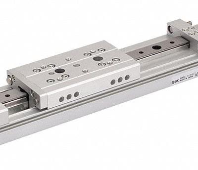 SMC Air Slide Table: 50 mm Stroke Lg - Pneumatic Slide Tables