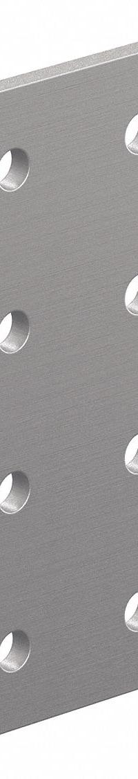 Rectangular Flat Plate: Rectangular Flat Plate, 25 Series, 4 mm x 50 mm x 100 mm, 8 Holes, Silver (MPN 25-4165). Key specifications — Material: Aluminum; Brand: 80/20; Finish: Anodized.