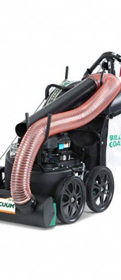 BILLY GOAT Outdoor Litter Vacuum: Self-Propelled, 28 in Cleaning Path, 40 gal Bag Capacity (MPN MV601SP). Key specifications — Debris Reduction: 6:1; Engine Brand: Briggs and Stratton; Product Type: Commercial Duty Vacuum.