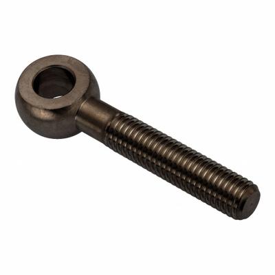 AMPG Fixed Rod End: Stainless Steel, Black Oxide, 70 mm Hole Center-to-End Lg - Stainless Steel Male Threaded Fixed Rod Ends