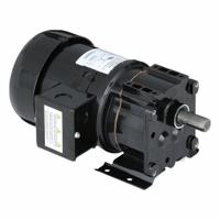 DAYTON AC Gearmotor: Parallel, Single Output Shaft, 3-Phase, TEFC, 60 RPM, 244 in-lb Max Torque (MPN 4ZJ52). Key specifications — Inverter Rated: Yes; Brand: DAYTON; Full Load Current: 0.75 A.