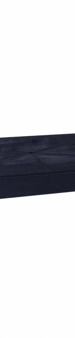 PERFECT AIRE Mounting Pad: Rectangle, 38 in Lg, 18 in Wd, 3 in Ht, Polypropylene Outer, Black (MPN EP1838-3). Key specifications — Shape: Rectangle; Color: Black; Brand: PERFECT AIRE; Drilling: Drillable.