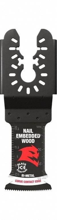 DIABLO Oscillating Tool Blade: 2 in Blade Wd, 4 1/4 in Overall Lg, Bi-Metal, 1 Pieces (MPN DOU125BW). Key specifications — attr1097473: Nail-Embedded Wood; attr1097476: DIABLO; attr1097456: Precision Cutting.