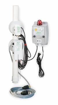 ZOELLER Oil Guard System and Alarm: Simplex, Single Phase, 115V AC, 0 to 12 A, Electronic, Indoor (MPN 10-2386). Key specifications — Current: 0 to 12 A; Rated Voltage: 115V AC; Switch Actuation: Electronic; Alert Output: Visual; Intrinsic Safety: Not Specified Intrinsically Safe; Includes Reversing: Non-Reversing; Dosing Schedule: Demand Dose; Brand: ZOELLER.