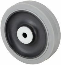 APPROVED VENDOR Caster Wheel: 5 in Wheel Dia., 1 1/2 in Wheel Wd, Rubber, 300 lb Load Rating, Gray (MPN 26Y372). Key specifications — Wheel Core Material: Polypropylene; Wheel/Tread Color: Gray; Brand: APPROVED VENDOR.
