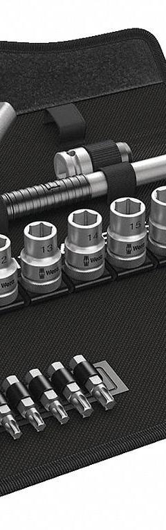 WERA Socket Wrench Set: 1/2 in Drive, 28 Piece, 6-Point, Metric, 10 mm to 19 mm (MPN 05004078001). Key specifications — attr1224269: 1/2 in; attr1204638: Drive Tools Included; attr1227399: Zyklop; attr1204650: 10 mm to 19 mm; attr1204658: 10 Fixed Head Sockets; attr1204673: Socket Bits Not Included; attr1204681: Wrenches Not Included; attr1204688: WERA.