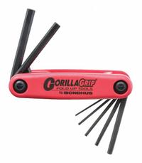 BONDHUS Hex Key Set: 1 - 5 Pieces, Folding, Metric, Std End, Long, 1 Pieces, Black Oxide, 7 Tips (MPN 12592). Key specifications — attr1205553: Not Tether Capable; attr1205554: BONDHUS; attr1205568: Black Oxide; attr1293176: 1 - 5 Pieces.