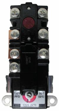 RHEEM Replacement Upper Thermostat: Electric, Two Element Non-Simultaneous, SP11698