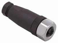 IFM M12 Circular Connector: A Coded, 4 Socket, M12 Female Thread, IP68, Screw Terminals, Straight (MPN E18164). Key specifications — Connector Body Type: Socket; Coding: A; Brand: IFM; Voltage Rating: 250V AC; Thread Size: M12; Mounting Type: Front Mounting; Mounting Style: Female Thread; IP Rating: IP68.