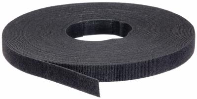 VELCRO BRAND Perforated Back to Back Strap: 75 ft Lg, 0.75 in Wd, 50 lb Tensile Strength - Perforated Hook-and-Loop Cable Tie Strips