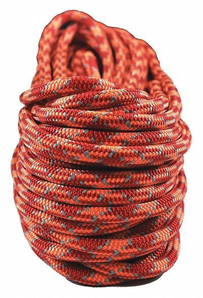 INFERNO Rigging and Climbing Rope: Double Braid, 15/32 in Dia, 600 lb Working Load Limit - Rigging & Climbing Rope