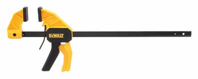 DEWALT Bar Clamp/Spreader: Grooved, 6 in Max Jaw Opening, 4 in to 10 in, 3 in Throat Dp - Dual-Function Trigger Clamps & Spreaders