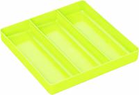ERNST MANUFACTURING Compartment Tray for Drawer: Yellow, 10 1/2 in Overall Wd, 10 1/2 in Overall Lg (MPN 5023). Key specifications — Brand: ERNST MANUFACTURING; Color: Yellow; Product Type: Tool Tray.