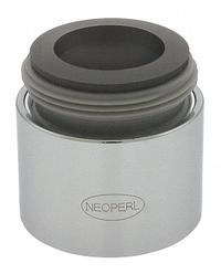 NEOPERL Outlet: 0.5 gpm Flow Rate, Spray Flow Outlet, Brass, Chrome Finish, Dual (MPN 5502605). Key specifications — Includes: Vandal Resistant Key; Material: Brass; Product Type: Outlet; Connection Size: 55/64"-27; Brand: NEOPERL.