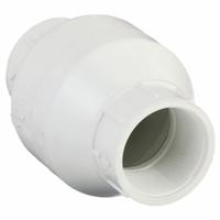 NDS Swing Check Valve: Swing, Inline Valve Body, 2 in Pipe Size, FIP x FIP, PVC, 78.44 gpm Flow Rate (MPN 1520-20F). Key specifications — Brand: NDS.
