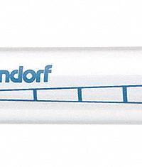EPPENDORF Pipettor Tip: Non-Sterile, 10 mL Capacity, Individually Wrapped, No Filter, Clear, 100 (MPN 0030089677). Key specifications — Brand: EPPENDORF; Color: Clear; Material: Biomedical Grade Plastic; Sterility: Non-Sterile; For Pipette Type: Eppendorf Pipettor; Includes Filter: No Filter; Configuration: Individually Wrapped.