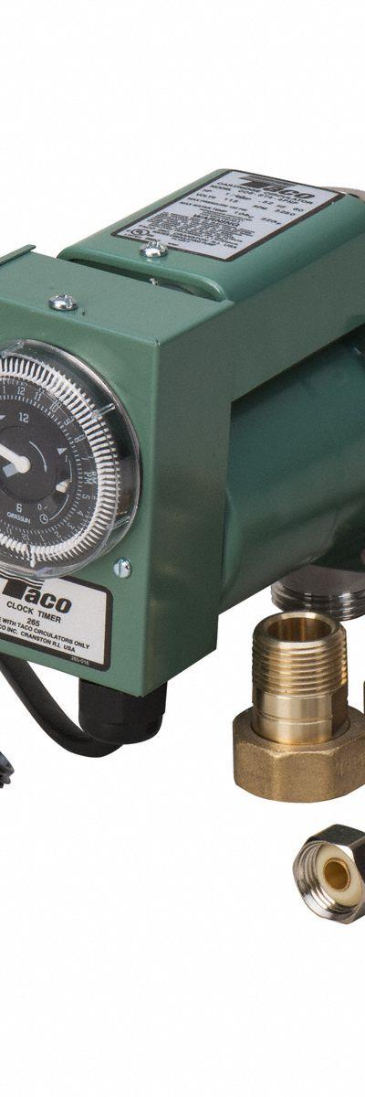 TACO Circulating Pump: 1/25 hp HP - General-Purpose Inline Circulator Pumps