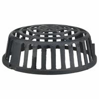 ZURN Dome Strainer: 12 1/2 in Overall Dia, 4 5/8 in Overall Ht, Cast Iron, Unfinished, Drop-In (MPN JP2190-CI-DOME). Key specifications — Connection Type: Drop-In; Finish: Unfinished; Brand: ZURN.