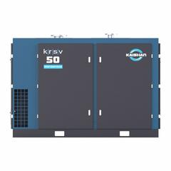 KAISHAN Vacuum Pump: 55 kW_75 hp, 3 Phase, 460V AC, 2,248 cfm Free Air Displacement, KRSV-075AV4S8U. Key specifications — attr51477: KRSV-075AV4S8U; attr51480: KAISHAN; attr51504: Flange; attr51550: 460V AC; attr51554: Flange; attr51559: 3.