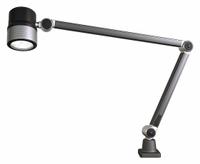 WALDMANN Task Light: Articulating, LED, 600 lm Max Brightness, 5000K, Clamp/Screw-Down Base, IP67 (MPN 113182000-00680110). Key specifications — attr565515: WALDMANN; attr565521: Wire Leads; attr565541: 12 to 40V DC; attr1135070: 10 ft.