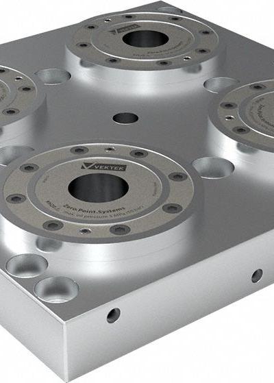 VEKTEK Fixture Plates: Rectangular - Zero Point System Fixturing Subplates