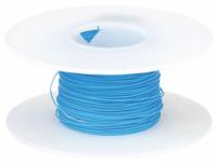 OK INDUSTRIES Spooled Wrapping Wire: 100 ft Overall Lg, 28 AWG Conductor Size, Blue (MPN KSW28B-0100). Key specifications — Manufacturer Part Number: KSW28B-0100; Brand: OK INDUSTRIES; Conductor Insulation Material: PVDF; Standards: UL 1422; Series: Kynar®; Wire Type (Not for Merchandising): KSW Jacket for Easier Stripping.