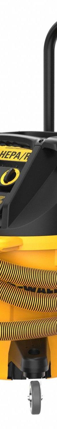 DEWALT Dust Extractor: HEPA, Dry/Wet, 10 gal Tank, 155 cfm Air Flow, 36 mm Hose Dia (MPN DWV015). Key specifications — attr118028: Plastic; attr118016: Yes; attr117997: DEWALT.