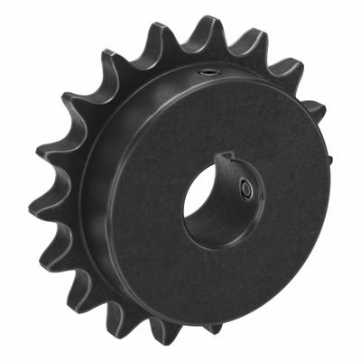 TSUBAKI Single Strand Sprocket: 60, For 3/4 in Chain Pitch, 1 3/16 in Bore Dia - Size 60 Fixed-Bore Roller Chain Sprockets