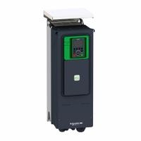 SCHNEIDER Variable Frequency Drive: In Phase Three, Out Phase Three, 15 hp, No Bypass, Programmable (MPN ATV650D11N4U). Key specifications — Style: Compact; Color: Black/Green; Output Phase: Three.