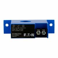 EATON Current Sensor Relay: Surface Mounted, 150 A Current Rating, Overcurrent/Undercurrent, Screw (MPN ECSNCFSC). Key specifications — Adjustment Method: Switch; Electrical Connection: Screw Terminal; Monitored Parameters: Undercurrent; Mounting Style: Surface; Status Indicator: No Indicator; Trip Point: 1 A; Trip Point Type: Fixed; Brand: EATON.