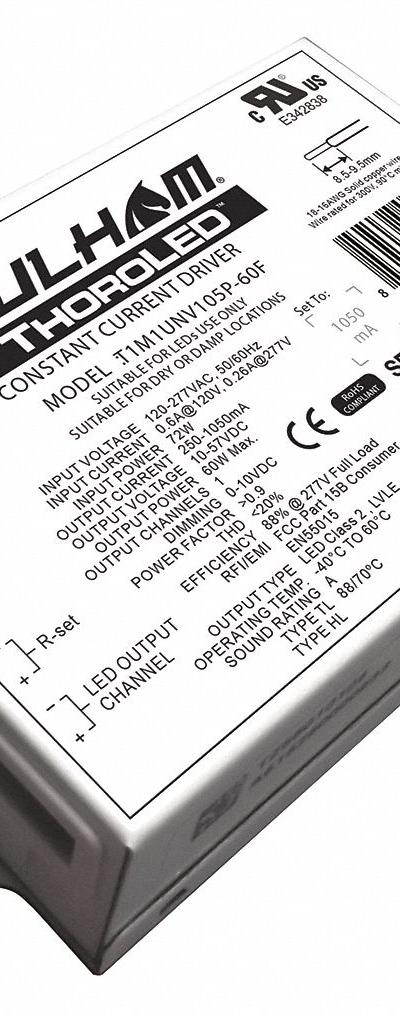 FULHAM LED Driver: Class 2 - Handheld Remote Programmable Drivers